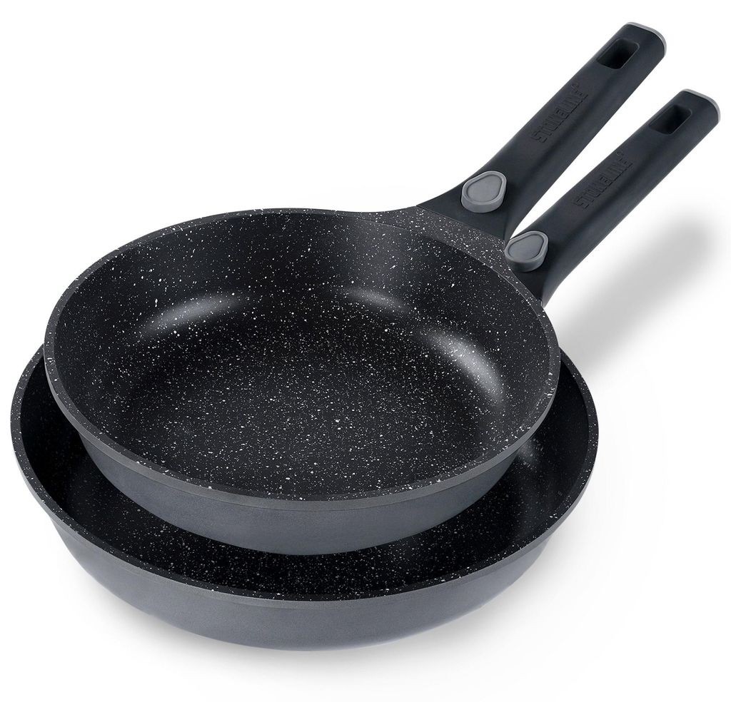 STONELINE SMART Pfannen-Set 2-teilig 24/28 | ohne Deckel - Grau