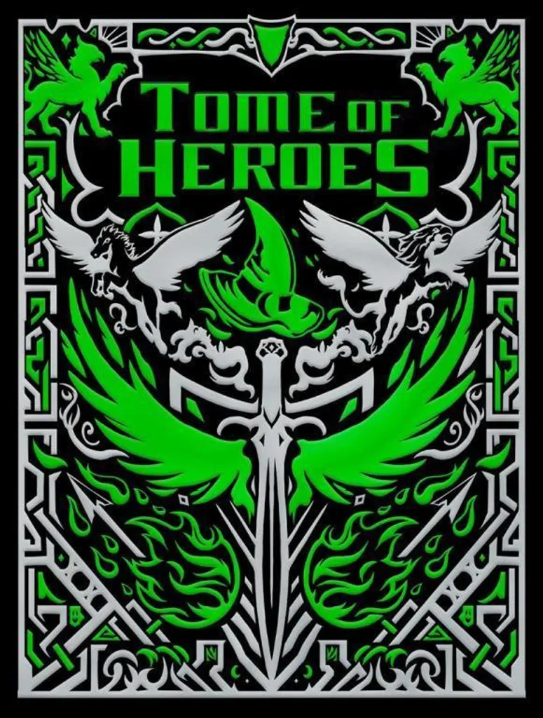 Livre de Jeu de Rôle Tome des Héros Édition Limitée avec Bonus Exclusifs