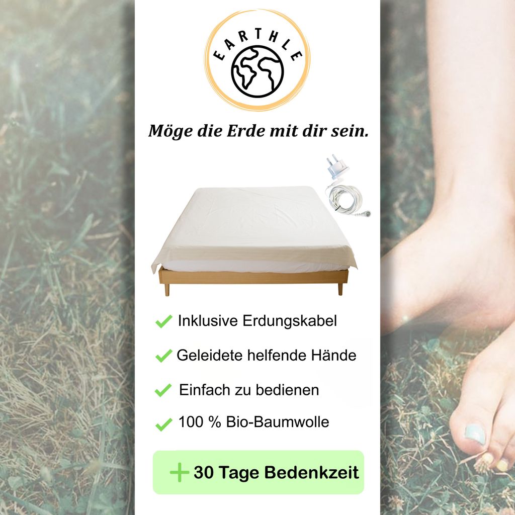 Earthle Earthing Sheet - Erdungstuch - Erdungslaken- Erdung Produktbild 8