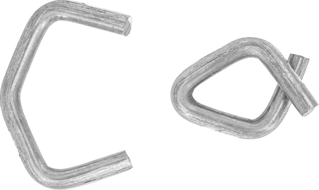 DEL C-Clips Stahl Zink Alu beschichtet Ø 4,0 mm - 100 Stück Produktbild 