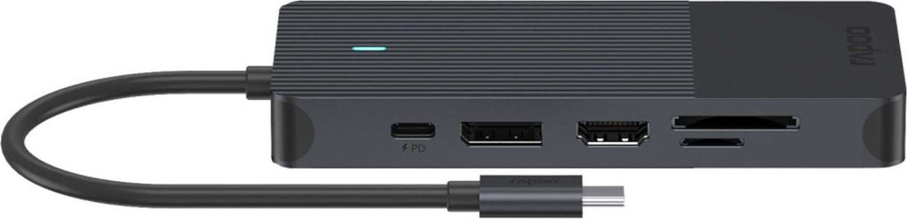 Rapoo UCM-2006, USB Typ-C, 3ˌ5 mm, DisplayPort, HDMI, Produktbild 