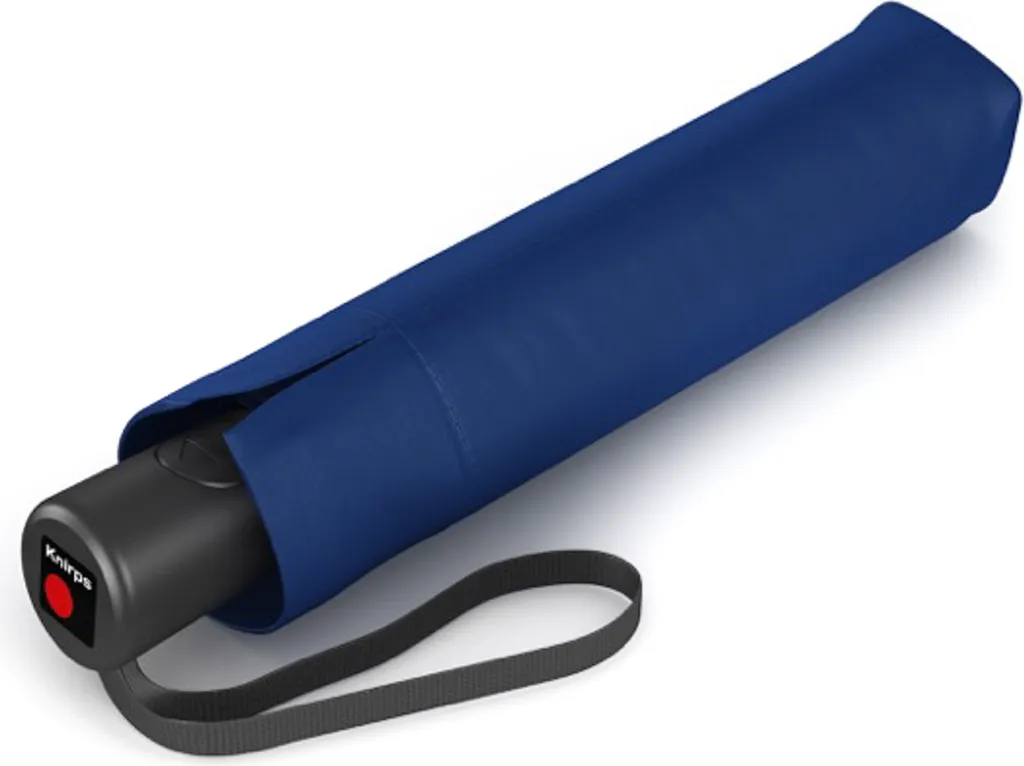 Parapluie de poche Knirps A.200 Medium Duomatic Bleu résistant au vent