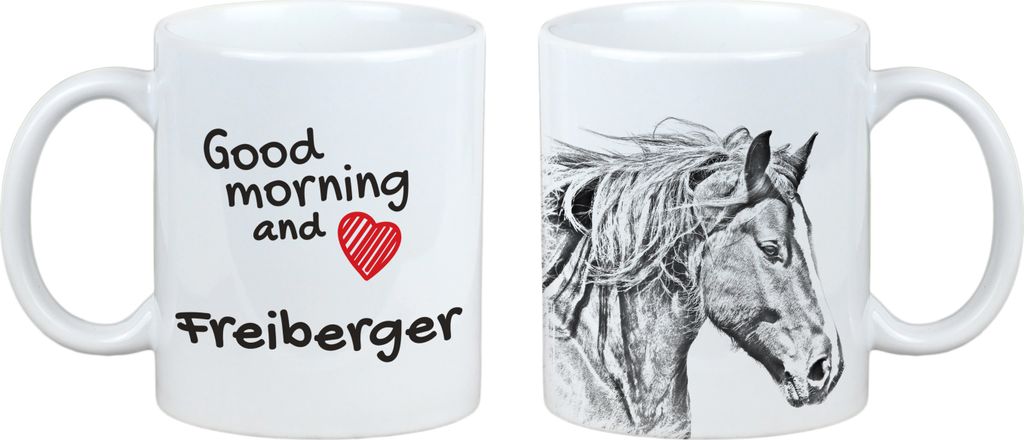 Freiberger - Tasse mit Hund, personalisierte Tasse mit Druck, klassisches Geschenk für jeden von der Marke Art-Dog.