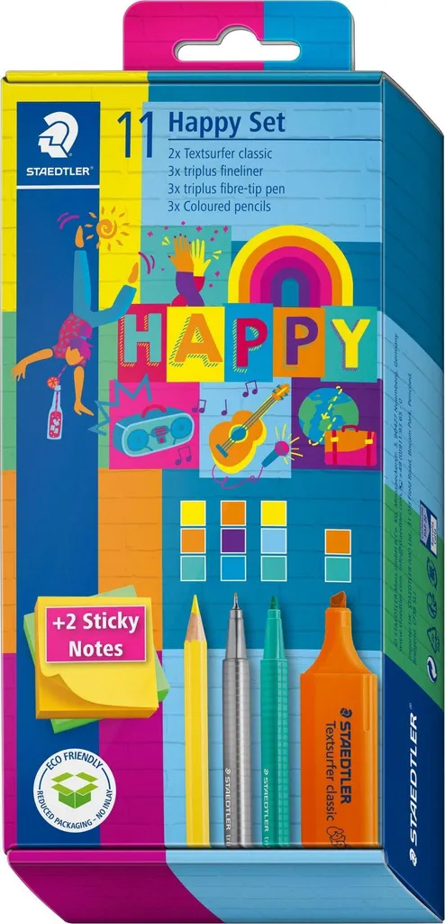 Kit Scrittura STAEDTLER 61 SC2 HA HAPPY | Il Migliore per l'Università