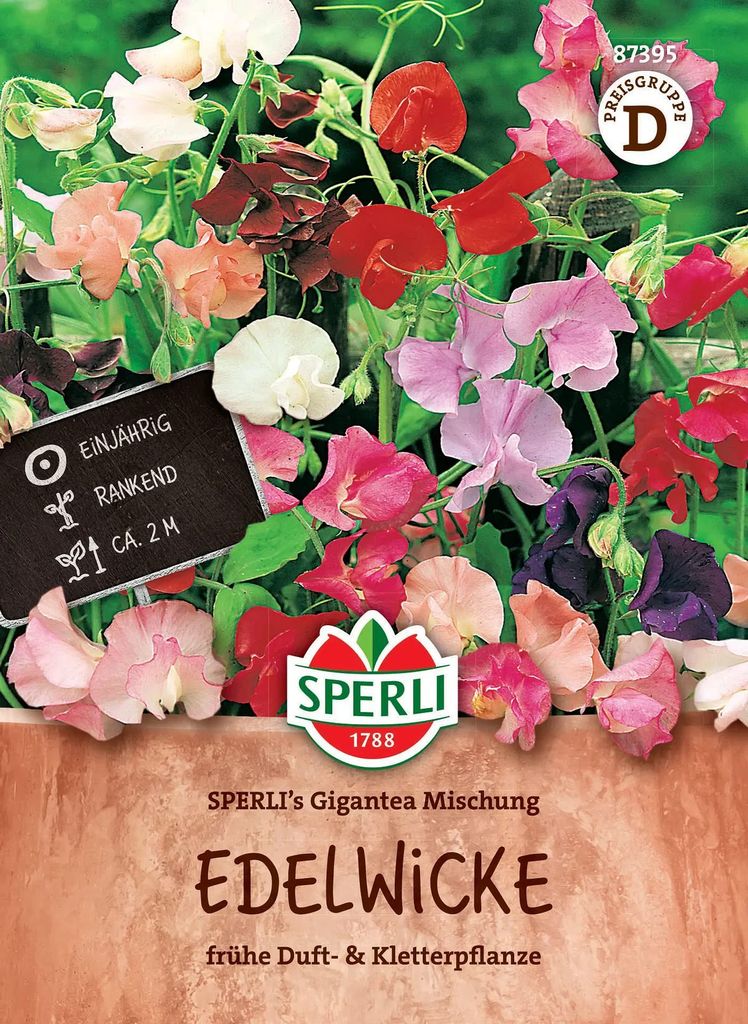 Edelwicken SPERLI's Gigantea Mischung - Blumensamen