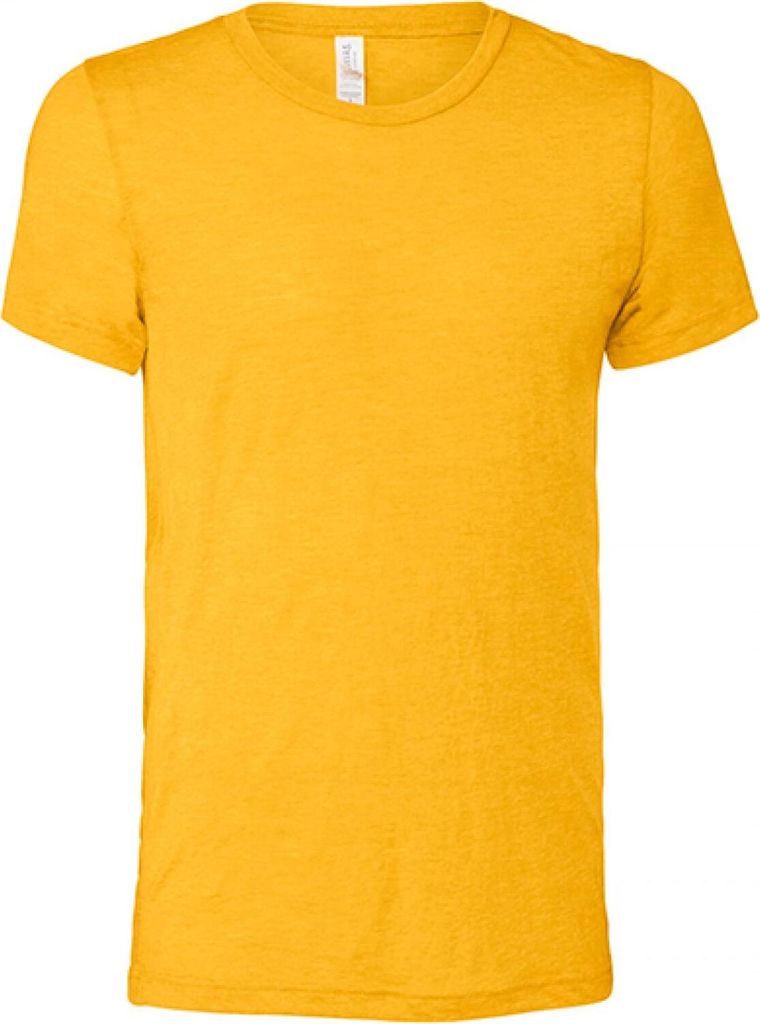 Canvas 3413 | Triblend Crew Neck T-Shirt / Meliert - Farbe: Yellow Gold Triblend (Heather) - Größe: XS