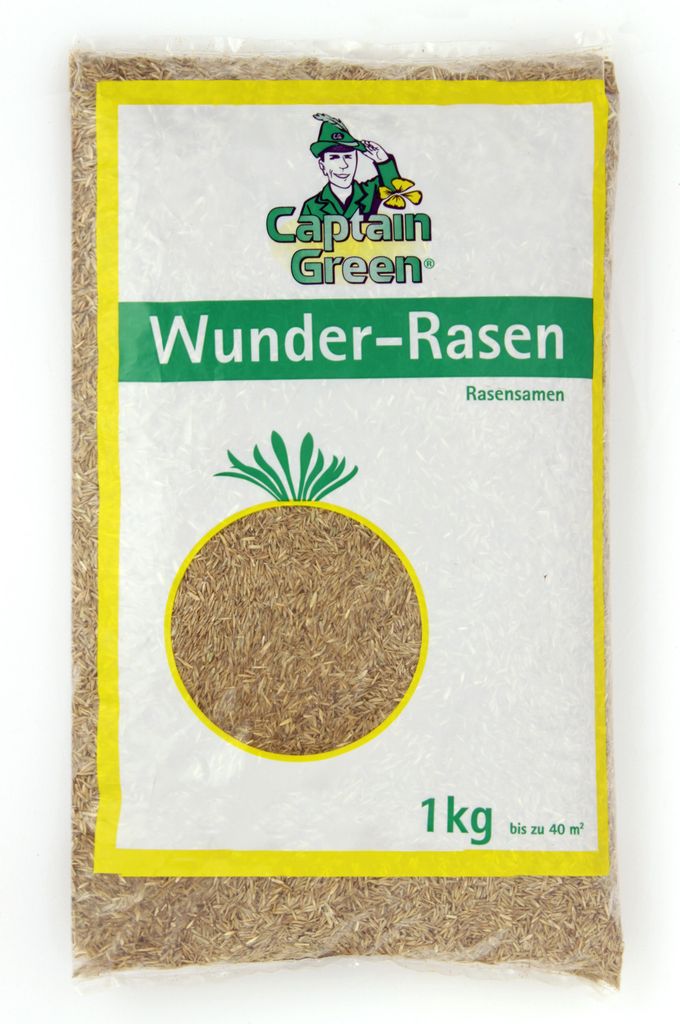 Captain Green Turbo Rasensamen "Wunder Rasen" 1 kg Produktbild 