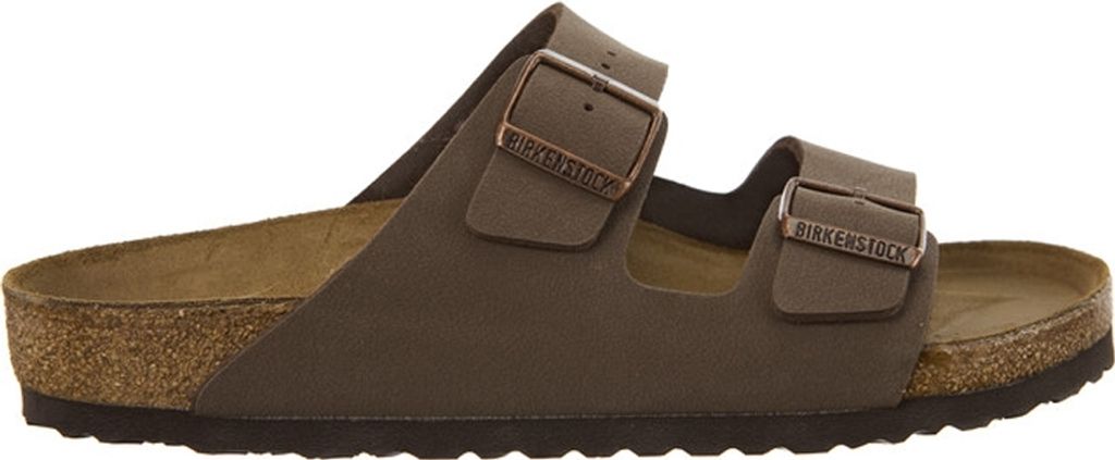 Birkenstock Arizona Pantolette, Birko-Flor Nubuk, Mocca, 44 Produktbild 
