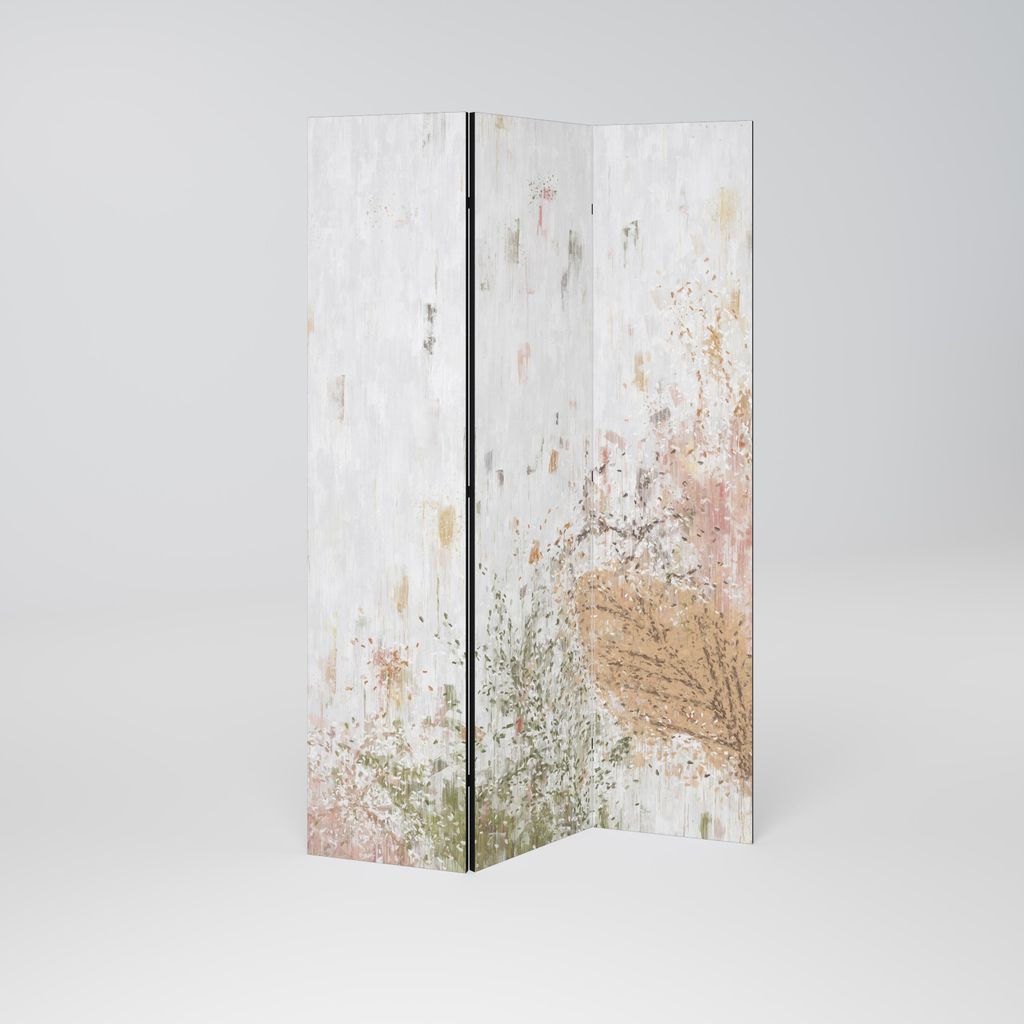 SpaceRebels Paravent Raumteiler - 3-teilig Raumtrenner, Druck 1-Seite - Raumtrenner - Trennwand Wohnung - Room Divider - Spanische Wand Deko Modern...