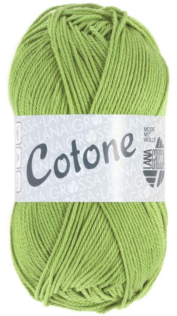Lana Grossa - Cotone 0073 lindgrün Produktbild 