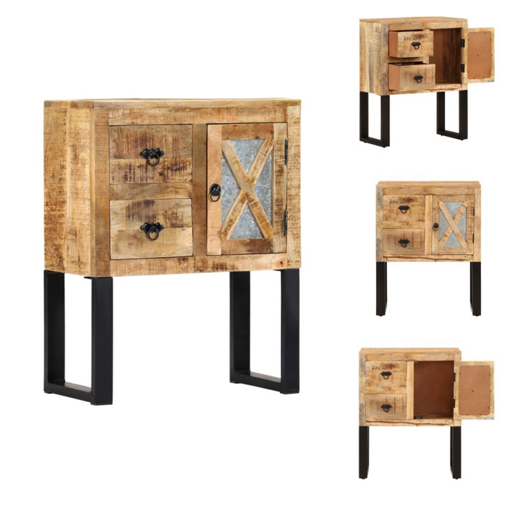 vidaXL Sideboard 60 x 30 x 76 cm Massivholz Mango - Sideboards