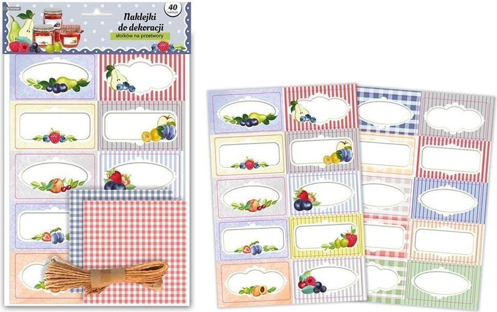 Aufkleber für Konserven B4/4K