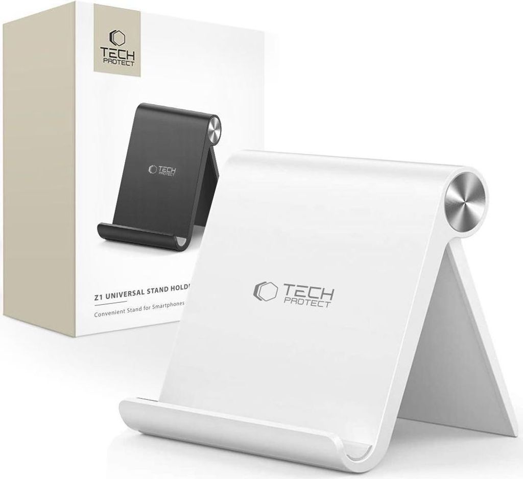 Tech-Protect smartphone table holder Z1, white Produktbild 
