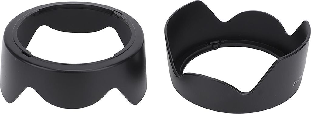 2PCS EW-83H Kunststoff Schwarz Kamera Halterung Gegenlichtblende Fit für Canon EF 24-105mm f/4L IS USM