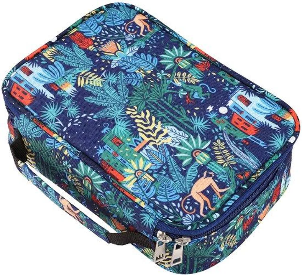 Sac Scolaire 72 Compartiments Rainforest - Finies les Trousse en Désordre
