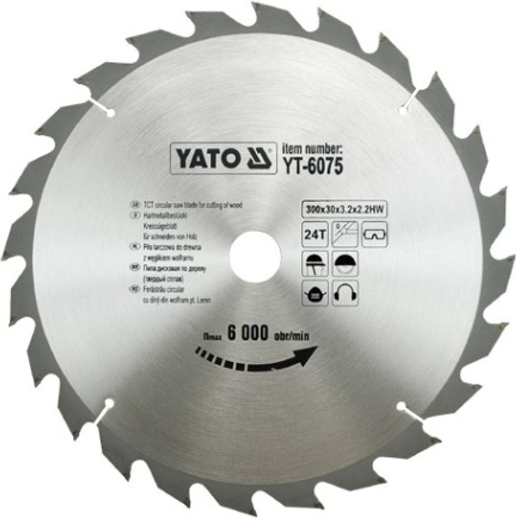 Yato YT-6075, Kunststoff, Holz, 30 cm, 3 cm, Produktbild 