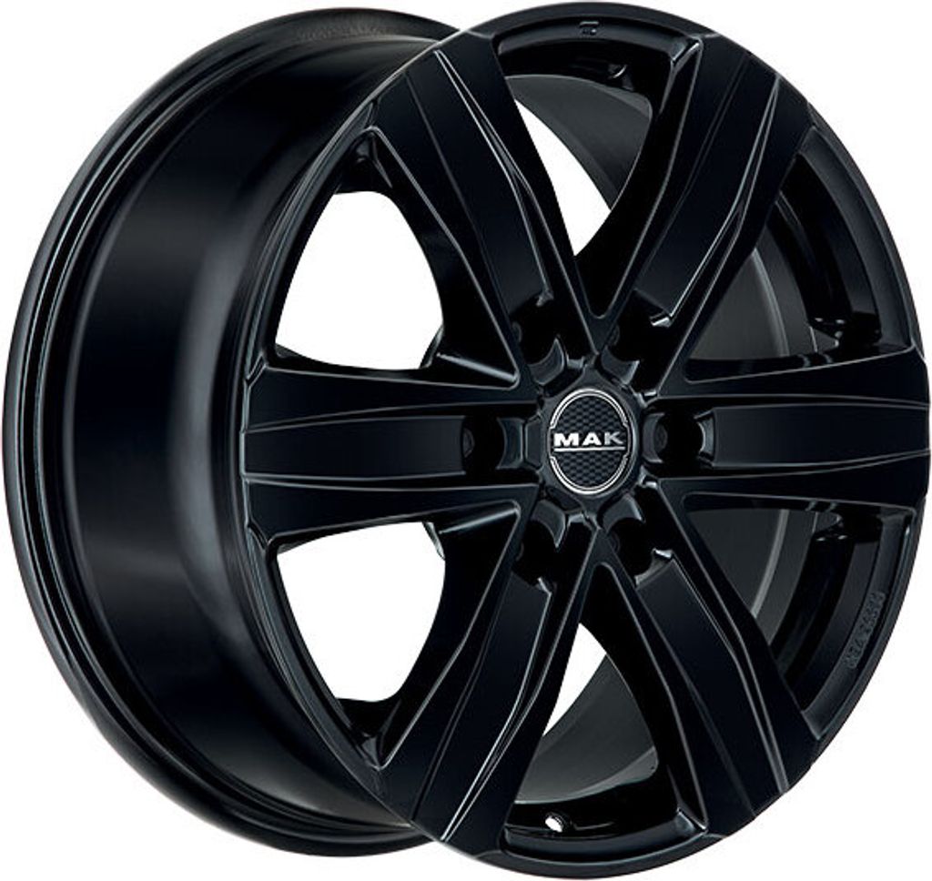 Alufelge Mak Stone 6 8.5X20 6X139,7 Et 38 Gloss Black