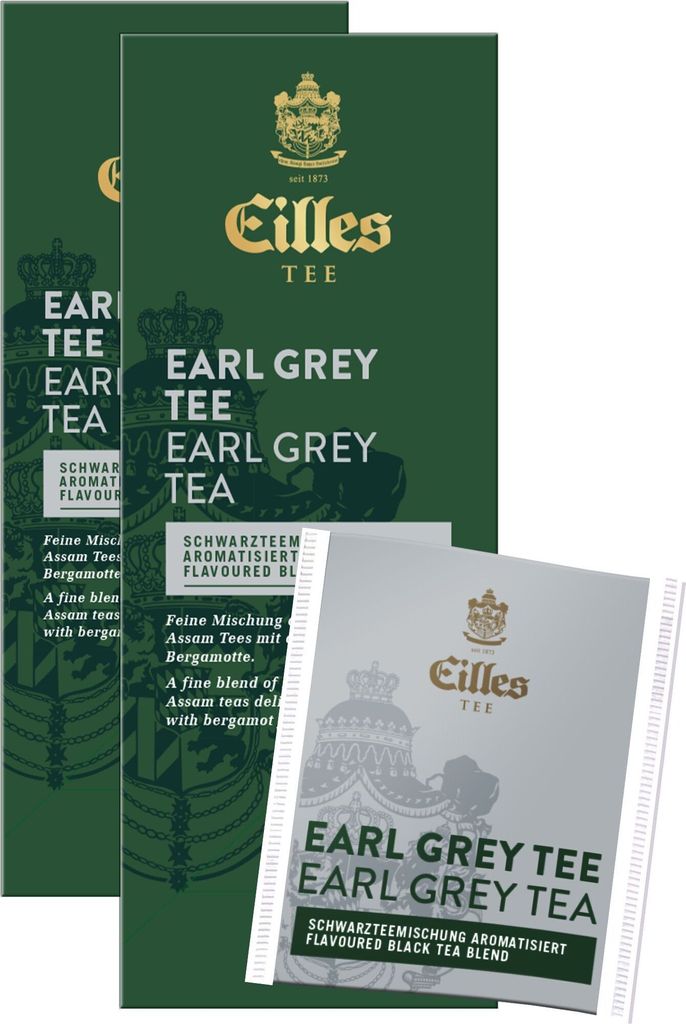 EILLES TEE Teebeutel Earl Grey, Sparpack mit 2x25er Box Produktbild 