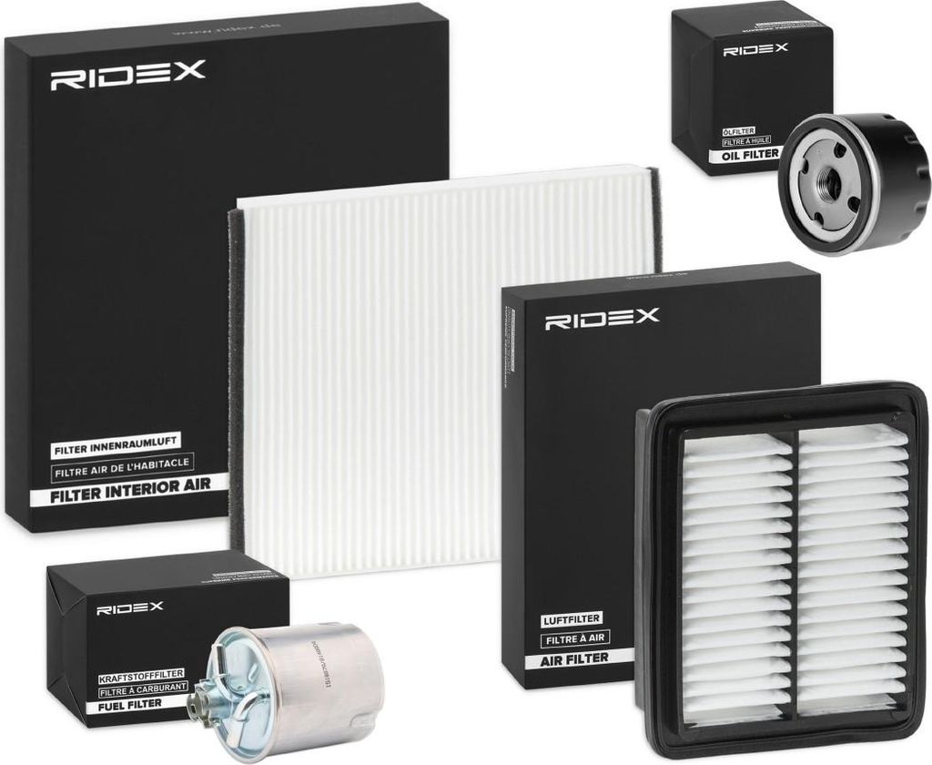 RIDEX Filterset Inspektionspaket Filtersatz für SUZUKI JIMNY (FJ)