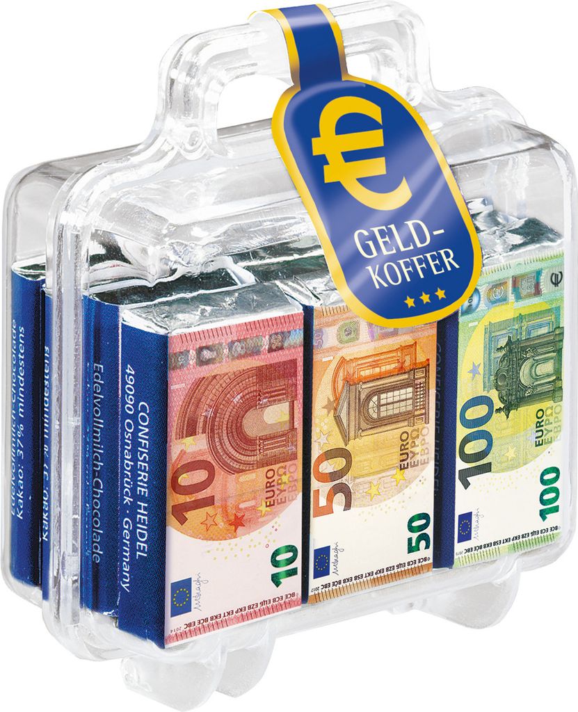 Heidel Euro-Geldkoffer 33g Produktbild 
