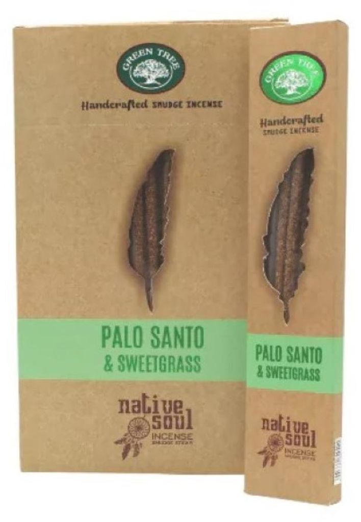 Green Tree Native Soul Smudge Räucherstäbchen "Palo Santo & Produktbild 