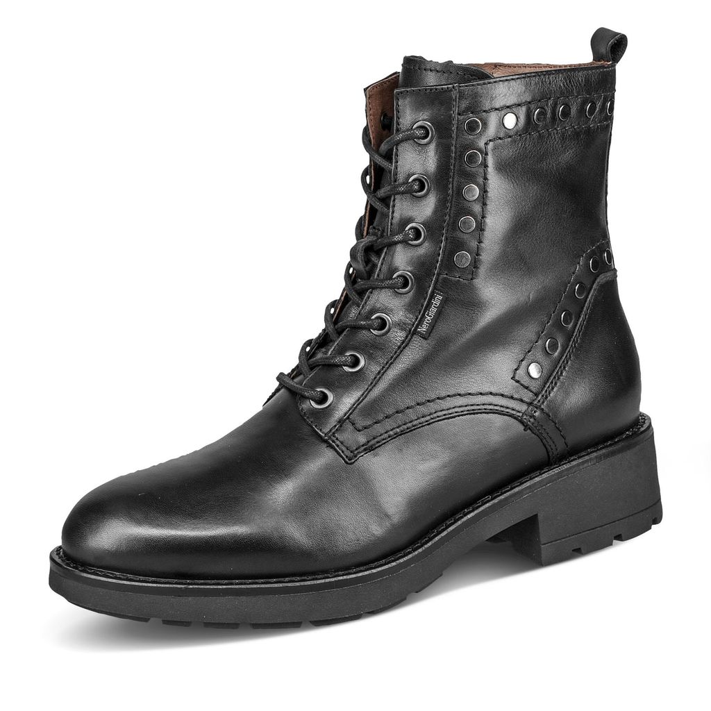 Nero Giardini Calf schwarz Reißverschluss Stiefelette Schwarz in Gr. 38