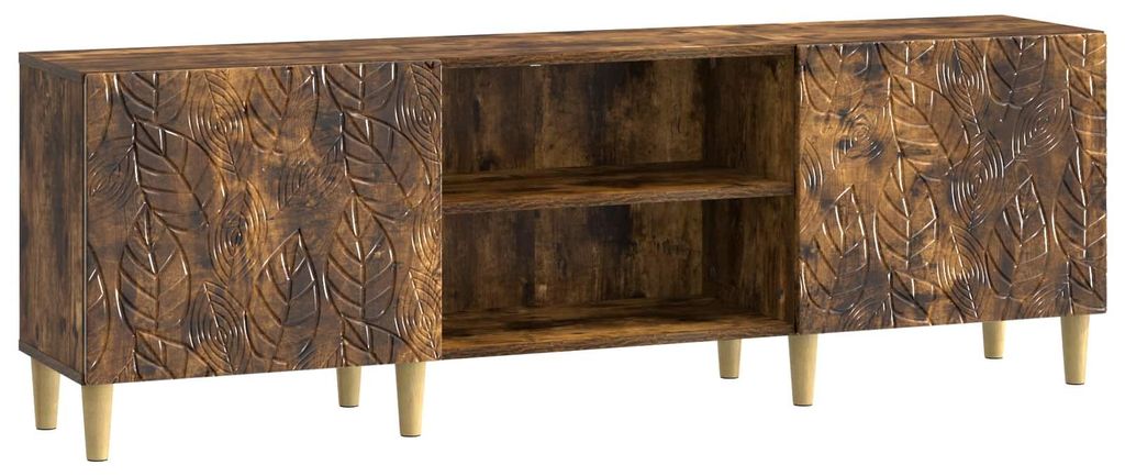 vidaXL TV-Schränk 150 x 31 x 50 cm Geräucherte Eiche Holzwerkstoff