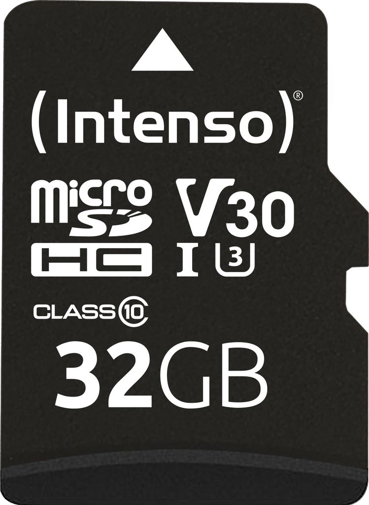 Intenso 3433480 Intenso microSDHC           32GB Class 10 Productafbeelding 