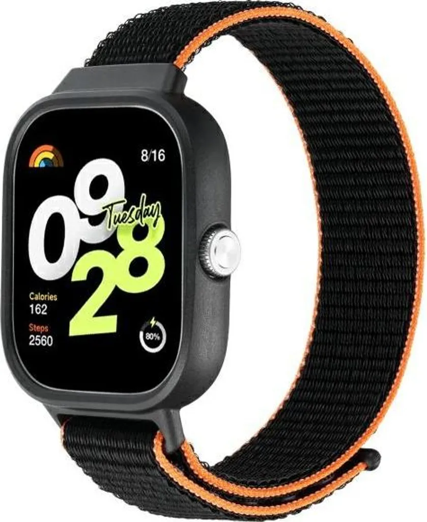Beline Redmi Watch 4 Cinturino Nero/Arancione/Nero/Arancione