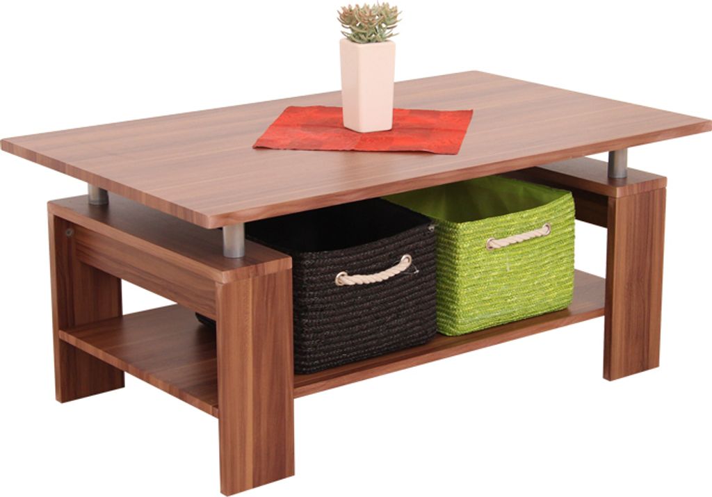 Kondela Konferenztisch Roko - hell Nussbaum / Silber-