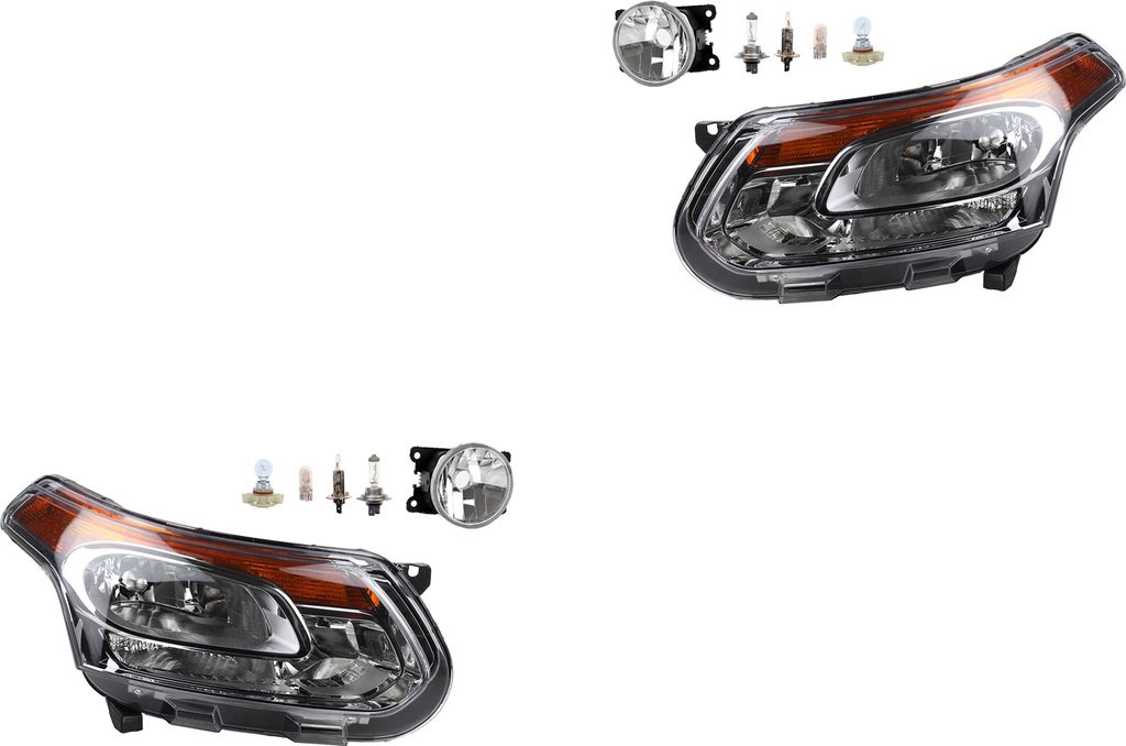 Scheinwerfer Satz passend für Citroen C3 Picasso 11/09- H7 Produktbild 