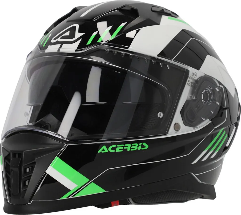 Casque Acerbis X-Way Graphic Noir Vert L confortable et ventilé 60cm