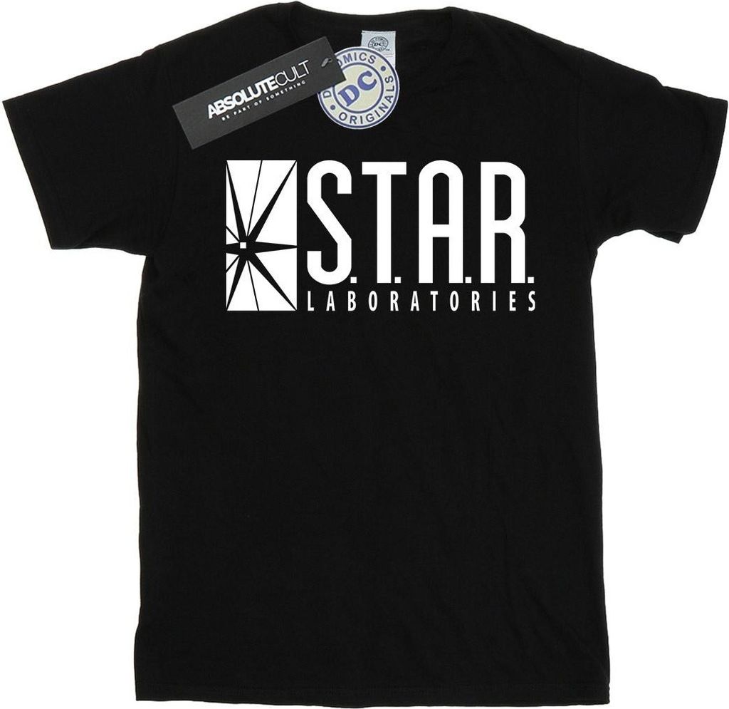 DC Comics - "STAR Labs" T-Shirt für Herren BI25002 (3XL) (Schwarz)