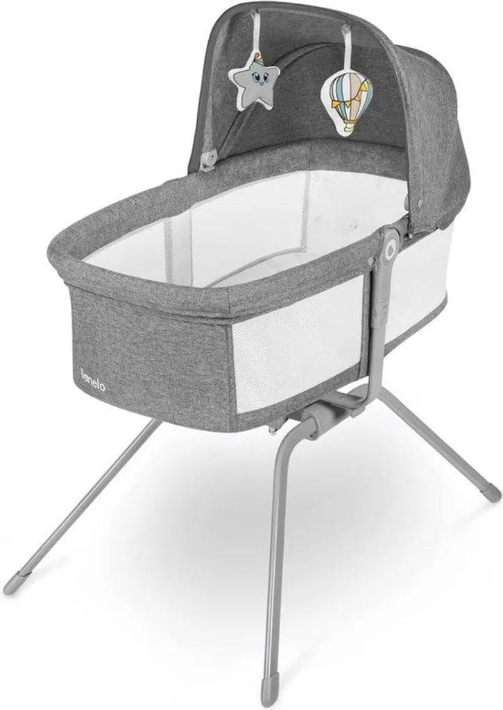 Lit bébé d'appoint avec matelas et canopy pour sieste calme - 0 à 6 mois