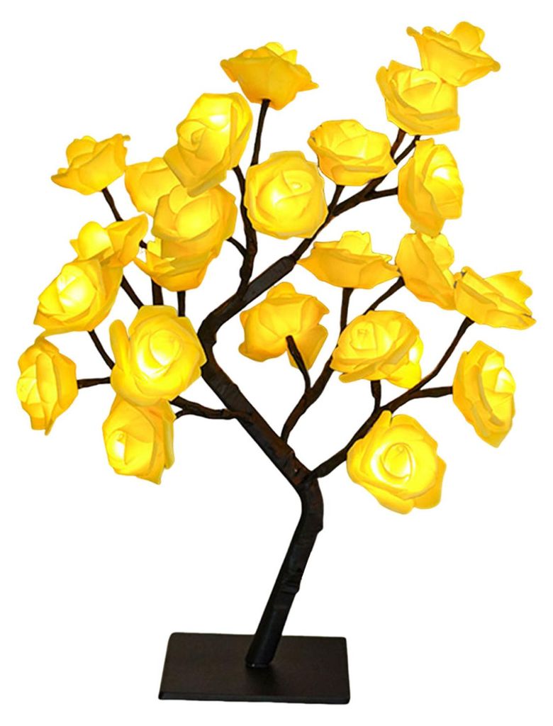 Rosenbaumlampe, USB-betrieben, künstliche Bonsai-Blume, Nachtlicht, LED-Rosenbaum-Tischlampe, Geschenk zum Muttertag oder Valentinstag für Mütte...