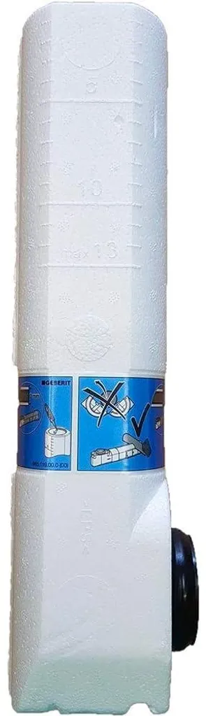 Tube de raccordement blanc Sigma8 pour WC suspendu encastrable
