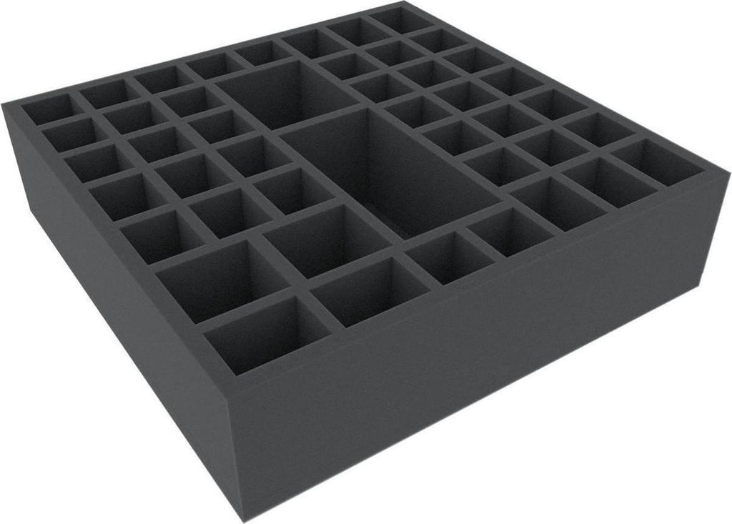 BSMFLP075BO - BSMFLP075BO 290 mm x 290 mm x 75 mm Schaumstoffeinlage für Brettspiele