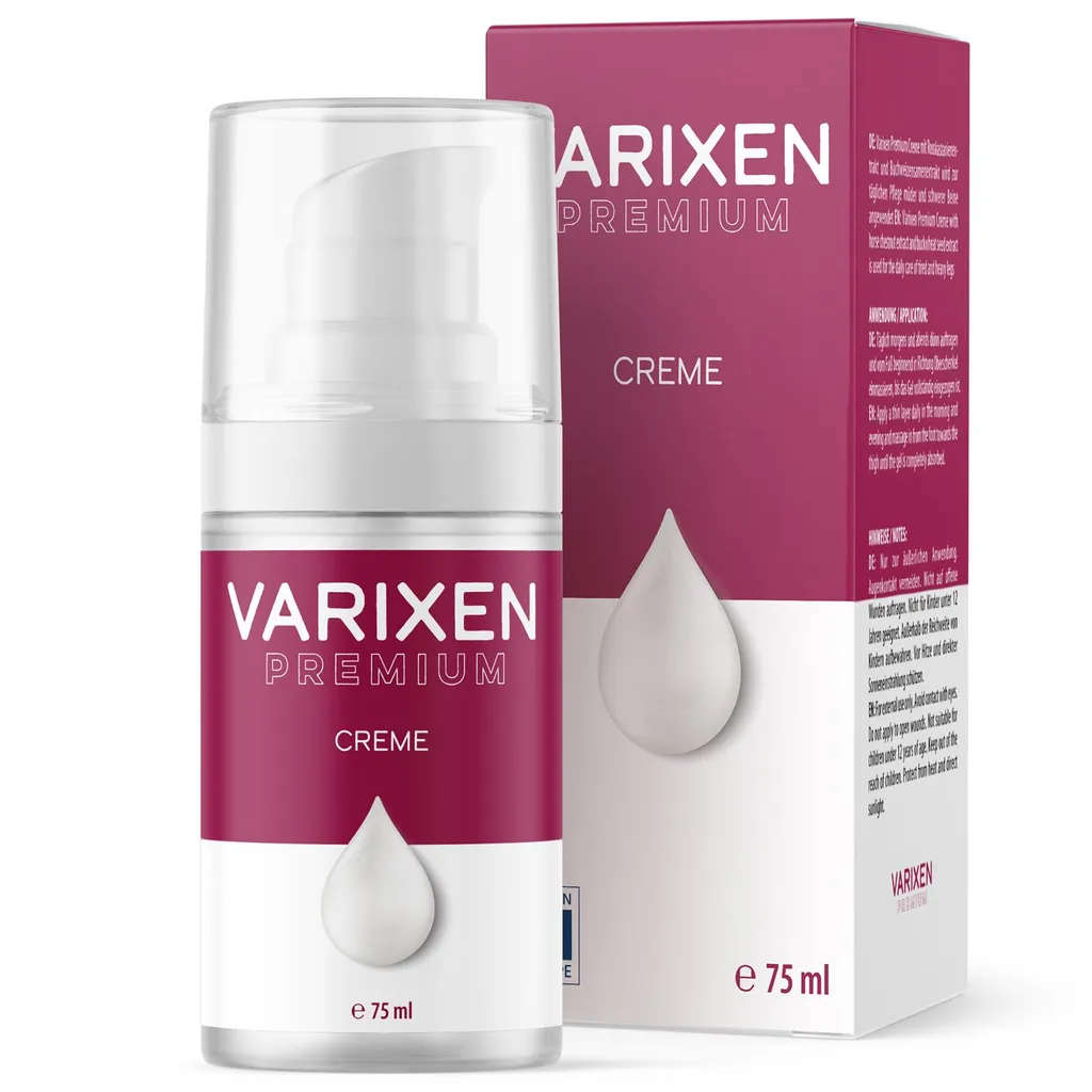 Crème Varixen Premium pour soulager les jambes fatiguées, tube 75ml