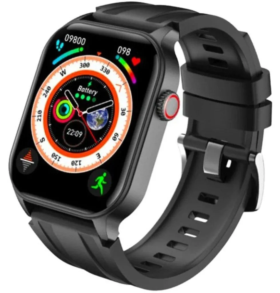 Montre connectée 4G CARNEO Ventura HR+ avec bracelet sport noir