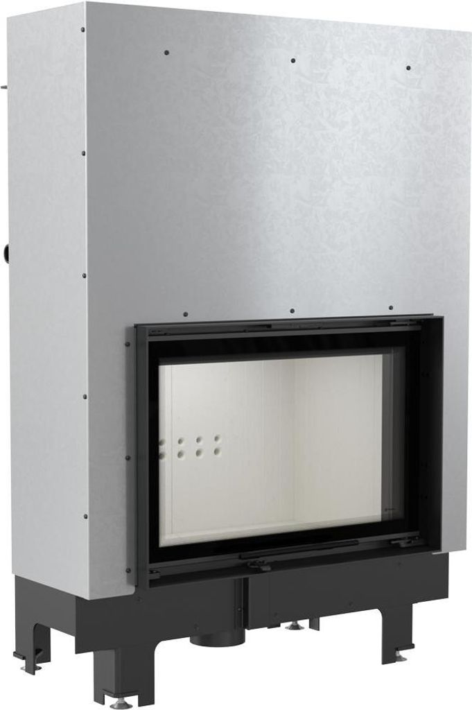 Wasserführender Kamineinsatz KRATKI MBO 15 kW Ø 200 mit Schiebetür