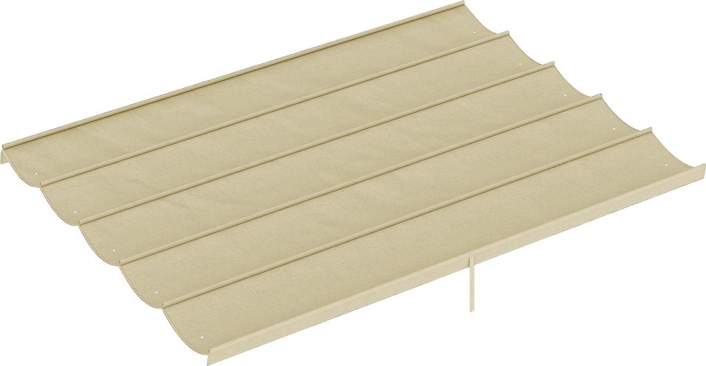 Outsunny Toile de toit pour pergola tonnelle rétractable de Image du produit 