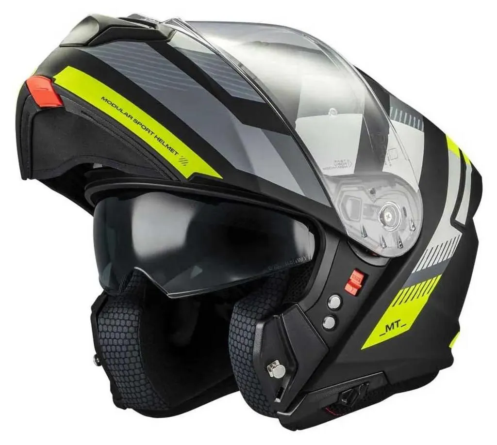 Casque MT Helmets Genesis SV Stroke Modularhelm Noir S - Modulable - 2