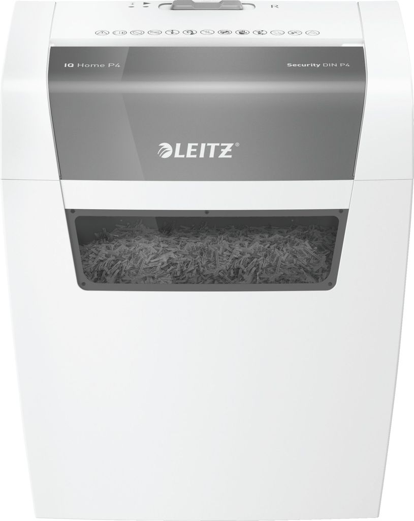 LEITZ IQ Home Aktenvernichter mit Partikelschnitt P-4, 4 x Produktbild 2
