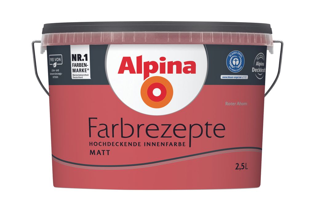 Alpina Farbrezepte Roter Ahorn matt 2,5 L Produktbild 