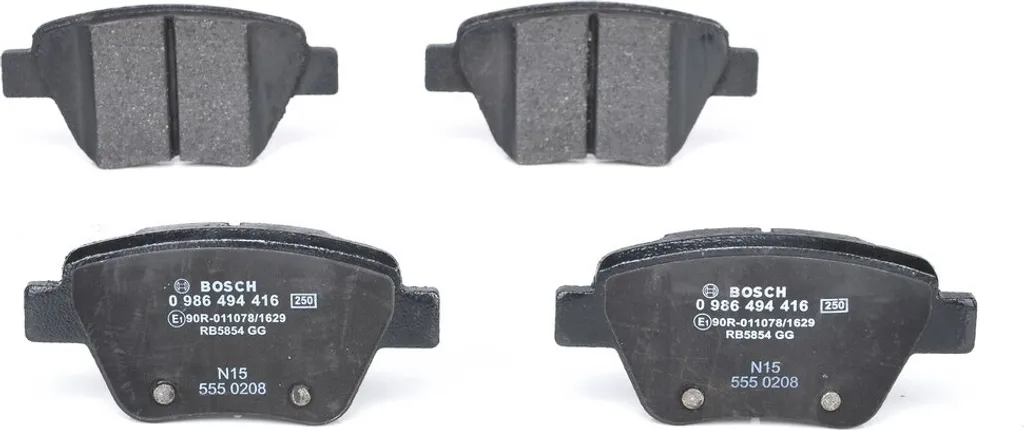 Plaquettes de frein BOSCH 0986494416 pour Jetta III et Seat Altea