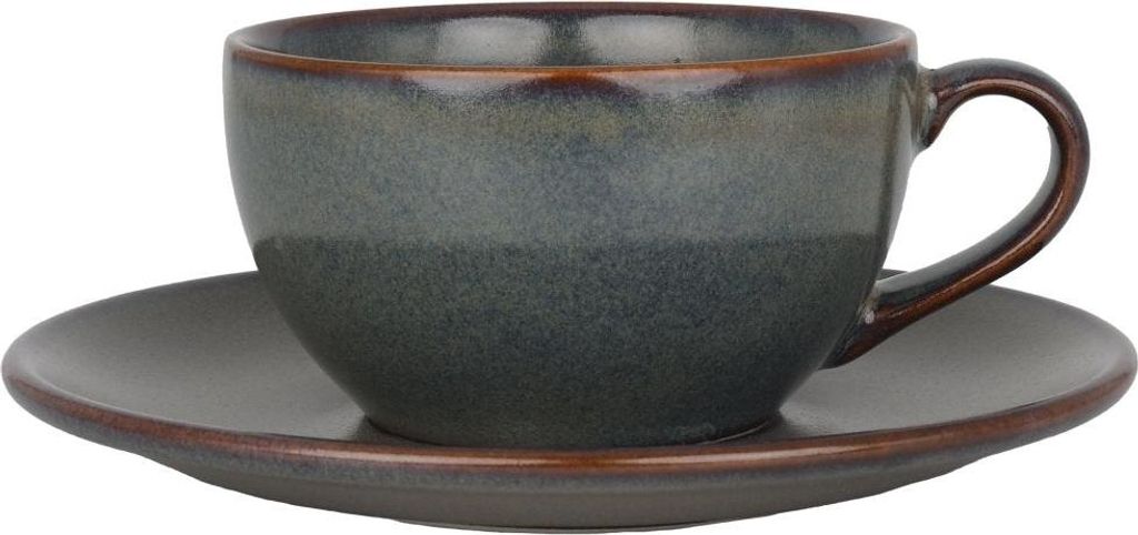 Bonna Gloire - Kaffeetassen und Untertasse - 250 cc - Porcelain - 6er set