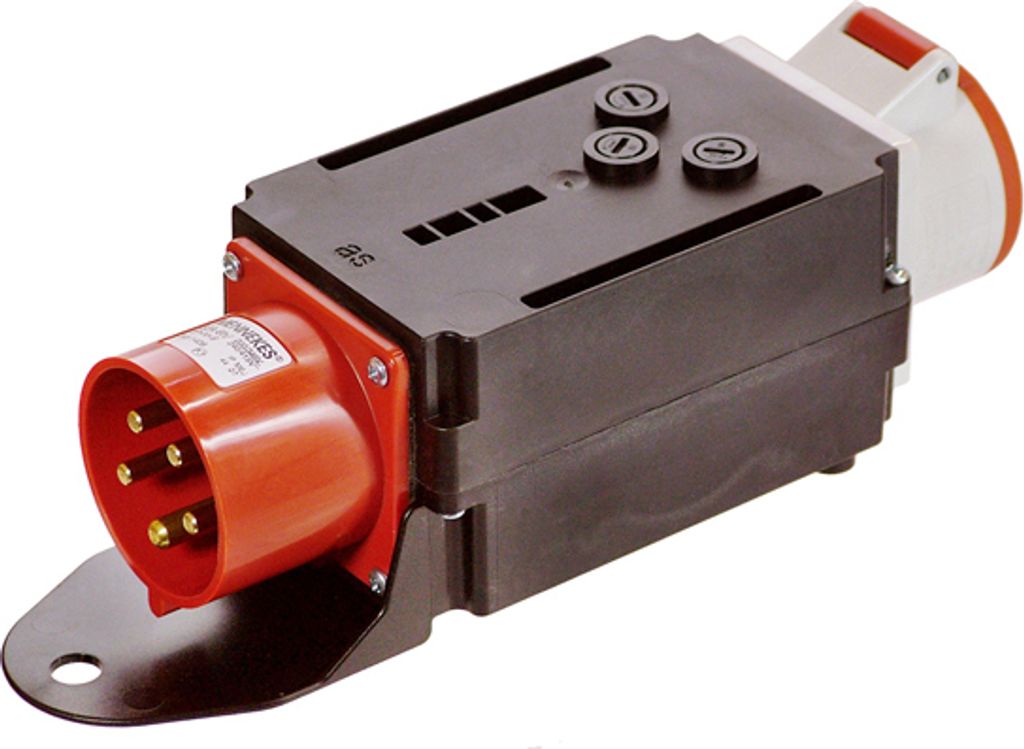as-Schwabe MIXO Adapter Stromverteiler 400V 32A CEE auf 1x Produktbild 
