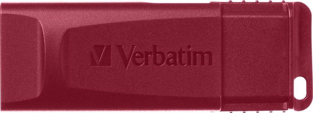 Verbatim USB 2.0 stick, 32GB, schuifmodel, rood-blauw, Productafbeelding 