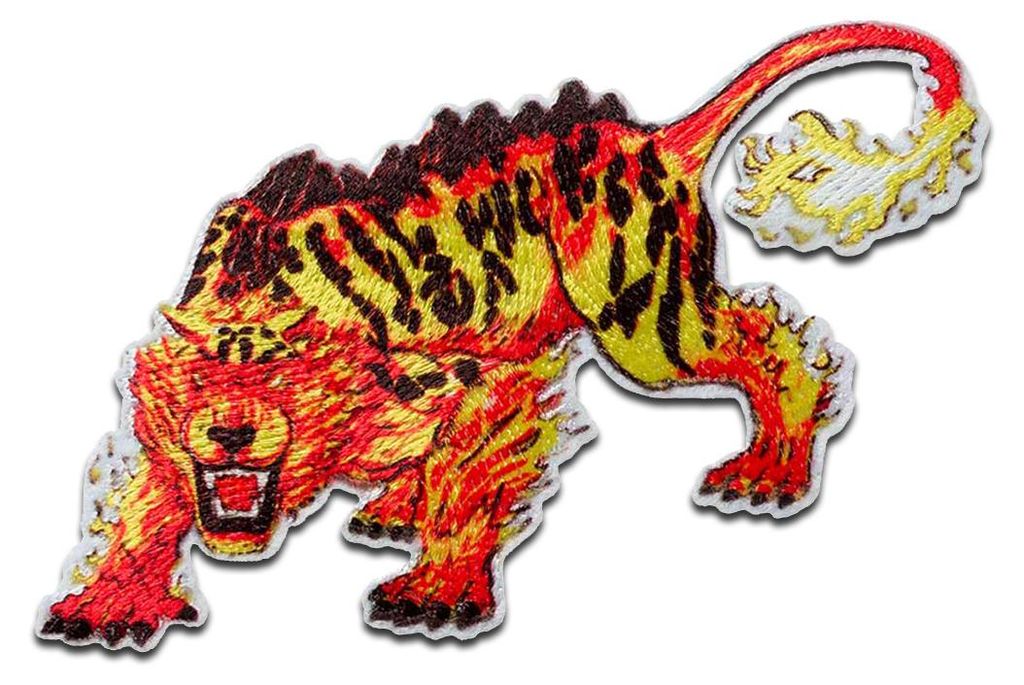 Mono-Quick Schleich Eldrador Lava Tiger - Aufnäher, Produktbild 
