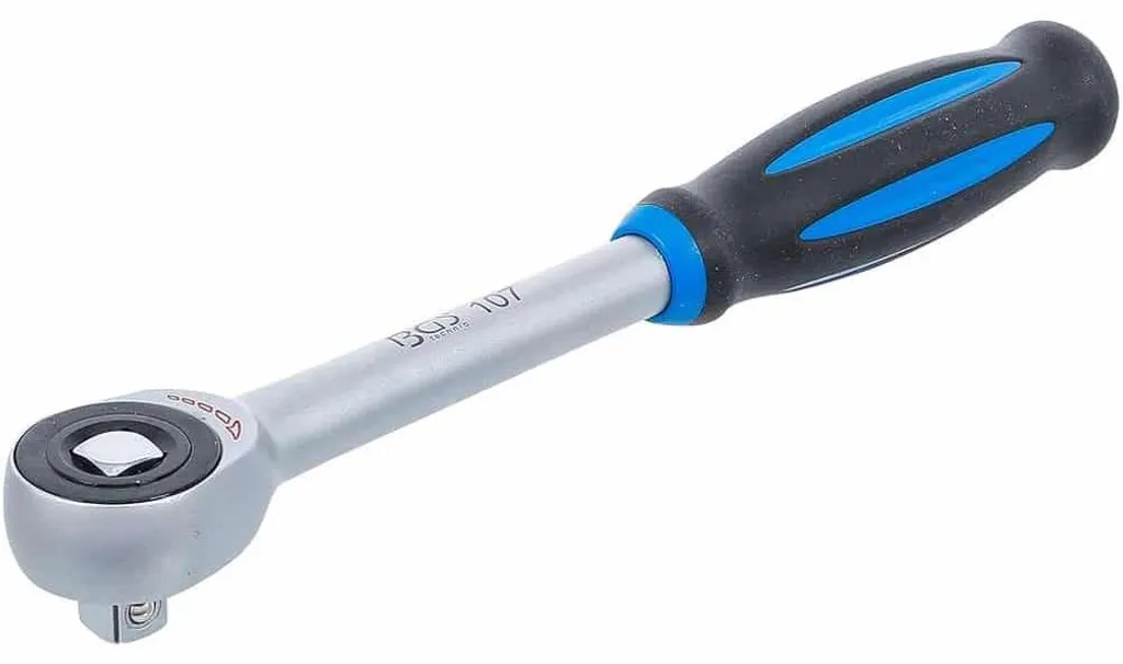 Cliquet 1/2 poignée rotative D-Work - Acier ergonomique réversible
